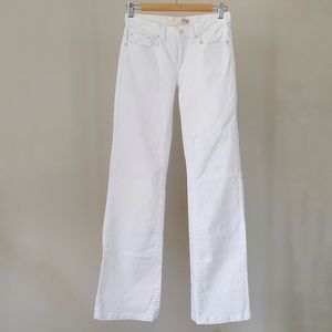 NWOT Joe Fresh Bootcut Jeans Low Rise White Size 2